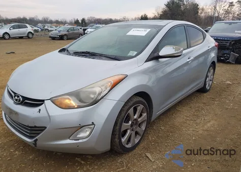 2011 Hyundai Elantra Limited from USA, damaged, VIN 5NPDH4AE3BH017330